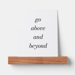 Go Above And Beyond Picture Ledge