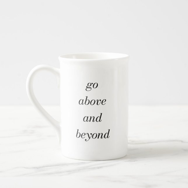 Go Above And Beyond Specialty Mug (Left)