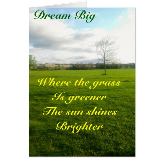 Go after your dreams cards (Front)