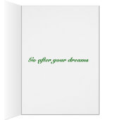 Go after your dreams cards (Inside (Right))