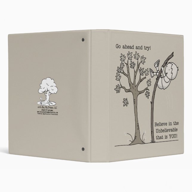 Go Ahead and Try 3 Ring Binder (Background)