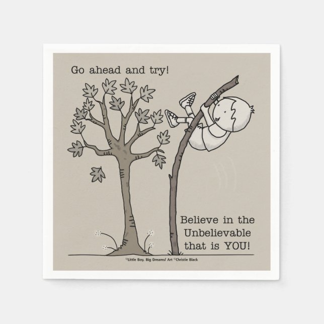 Go Ahead and Try Napkins (Front)