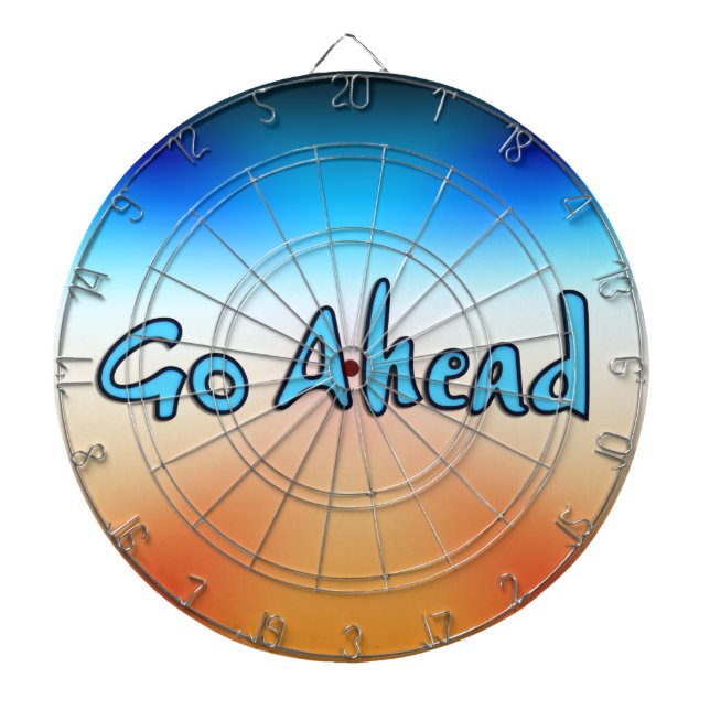 Go Ahead MAGNET Dart Board (Front)