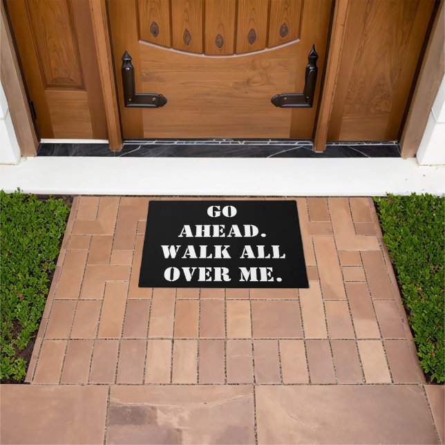 Go ahead.  Walk all over me. Doormat (Outdoor)