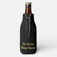 Go Army Beat Navy Beer Bottle Cozy Bottle Cooler