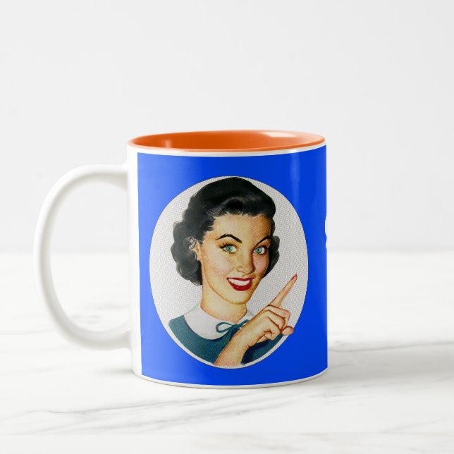 Go ask your father Two-Tone coffee mug simple (Left)