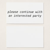 go away (Front & Back)