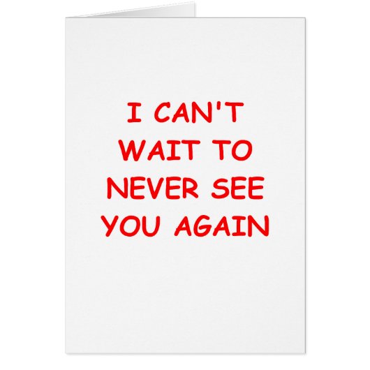 go away cards (Front)