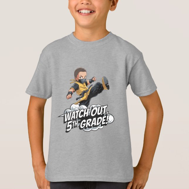 Go back to school, fifth grade T-Shirt (Front)