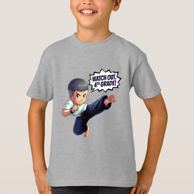 Go back to school, fourth grade T-Shirt (Front)