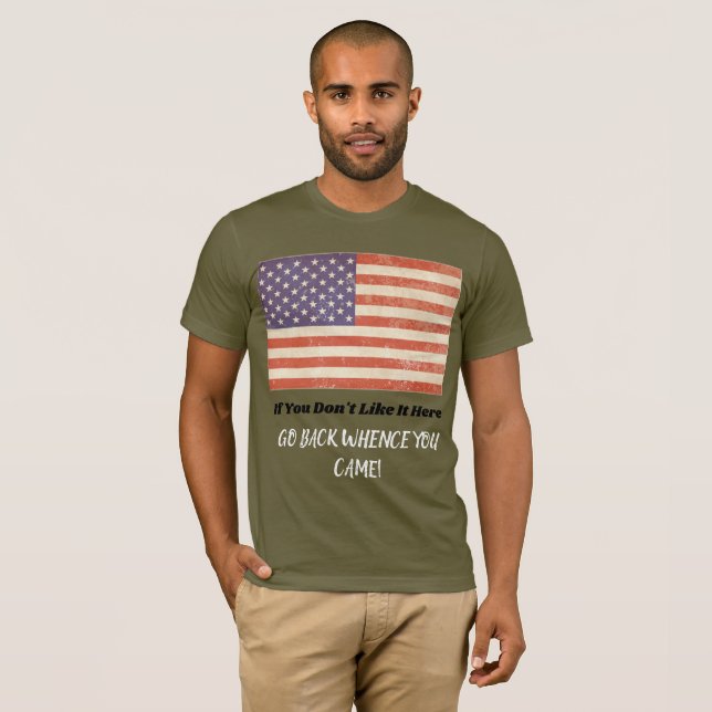 Go Back Whence You Came - Men's T Shirt (Front Full)