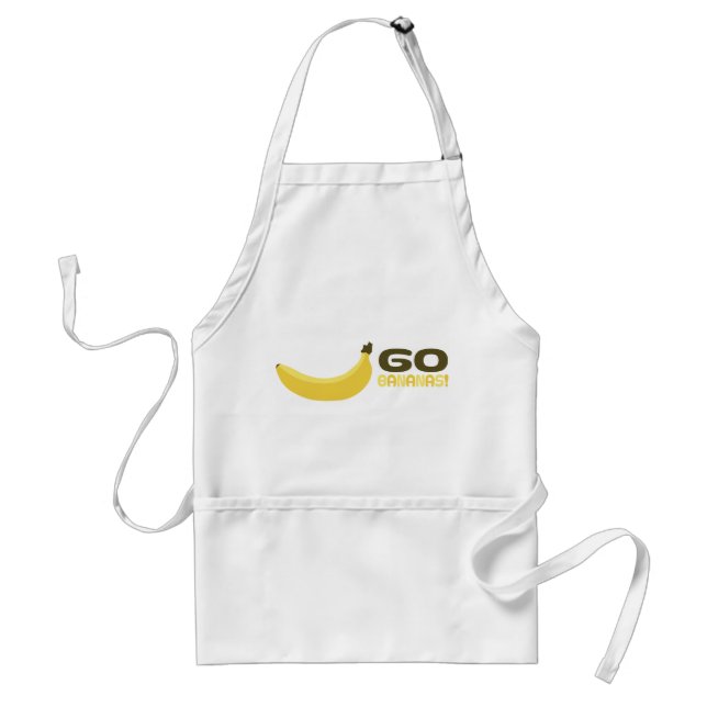 Go Bananas Adult Apron (Front)
