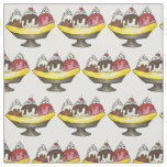 Go Bananas Banana Ice Cream Split Fabric