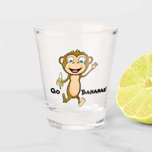 Go Bananas Shot Glass