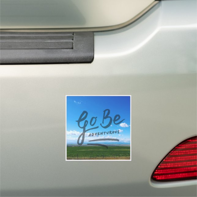 Go Be Adventurous Car Magnet (In Situ)