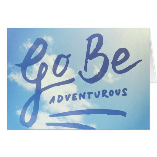 Go Be Adventurous Sky Cards (Front Horizontal)