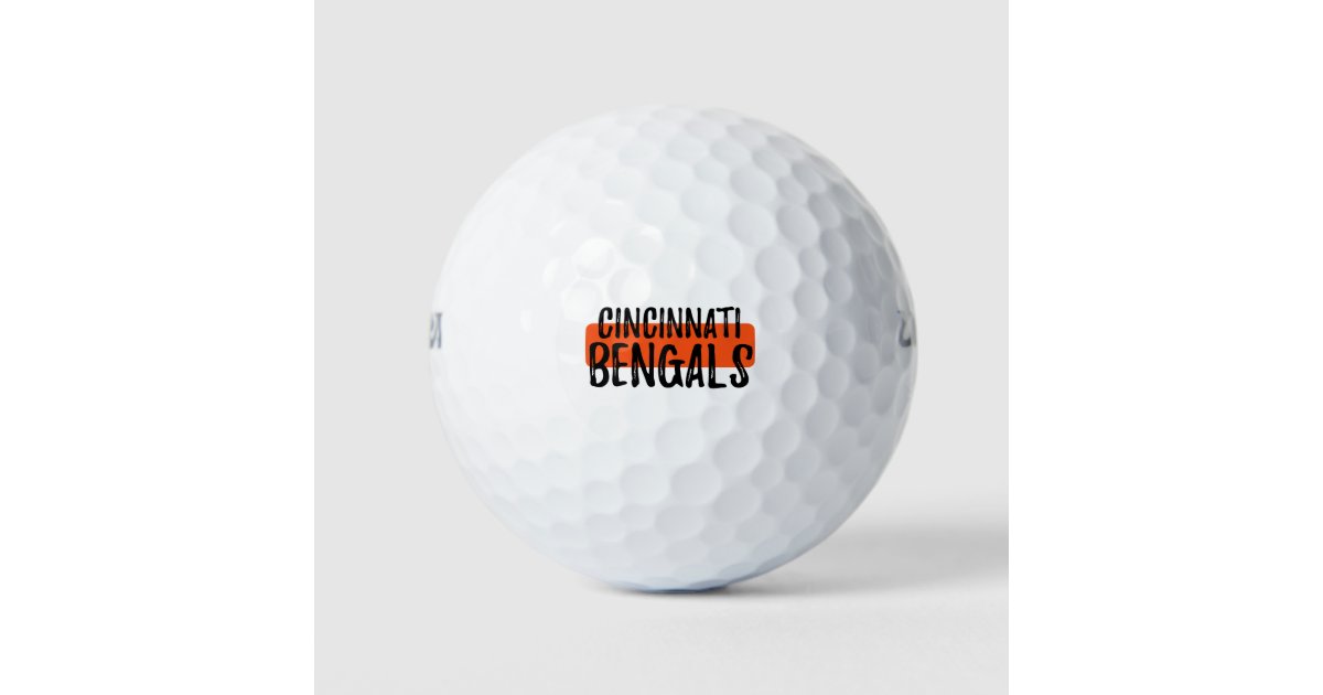 Go Bengals Golf Balls