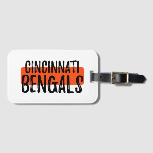 Go Bengals Luggage Tag