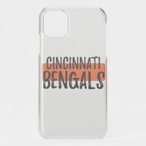 Go Bengals iPhone 11 Case