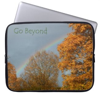 Go Beyond- Fall Rainbow Laptop Sleeve