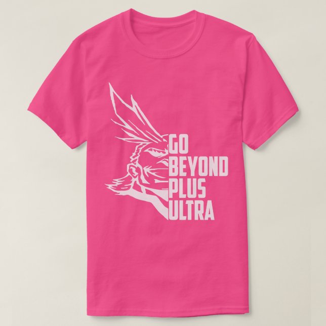 Go Beyond Plus Ultra Typography T-Shirt (Design Front)