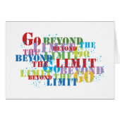 Go Beyond The Limit (Front Horizontal)