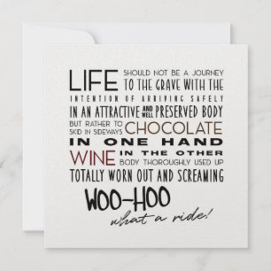 GO BIG OR GO HOME! 5.25 x 5.25 card