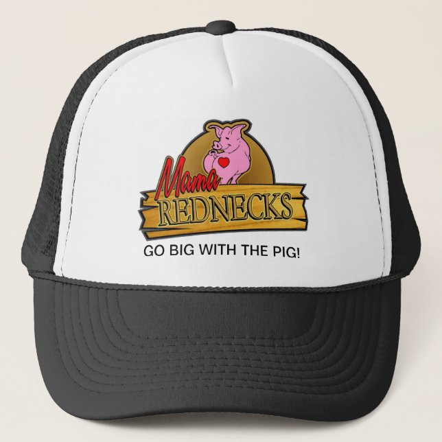 GO BIG WITH THE PIG! TRUCKER HAT (Front)