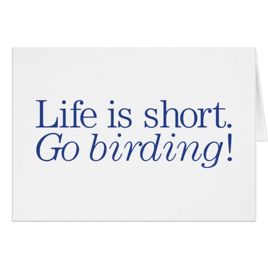 Go Birding! Cards (Front Horizontal)