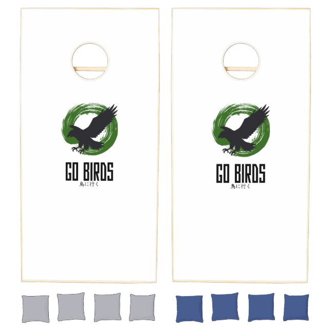 Go Birds Cornhole Set – Tailgate Essential (Set)