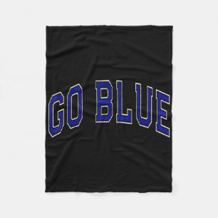Go Blue Summer Camp Team Competition Color Event W Fleece Blanket