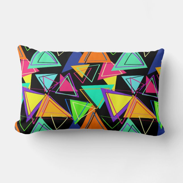 Go Bold, Bohemian, Avant-Garde Lumbar Pillow (Front)