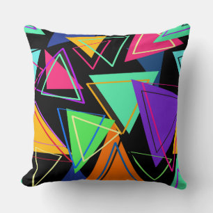 Go Bold, Bohemian, Avant-Garde Throw Pillow
