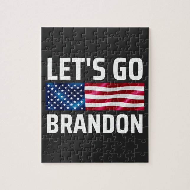 go brandon lets go brandon jigsaw puzzle (Vertical)