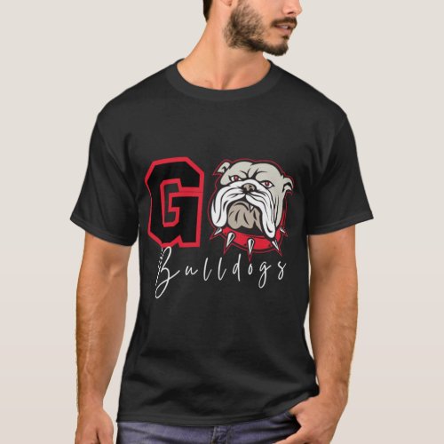 Go BulldogsGo Bulldogscheerleadergeorgiabulldo T_Shirt