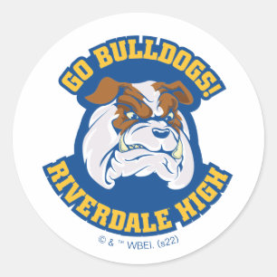 Go Bulldogs - Riverdale High Classic Round Sticker