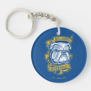 Go Bulldogs - Riverdale Mascot Banner Keychain