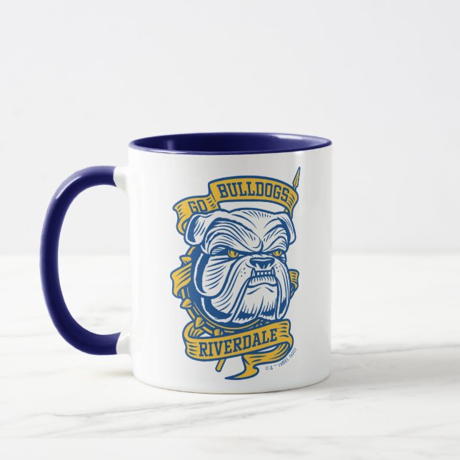 Go Bulldogs - Riverdale Mascot Banner Mug (Left)