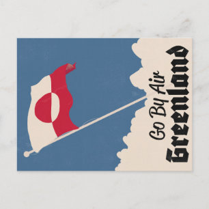 Go By Air Greenland Postcard