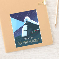 "Go by rail" New York - Chicago