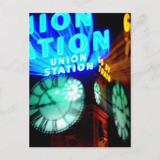 Go By Train Postcard