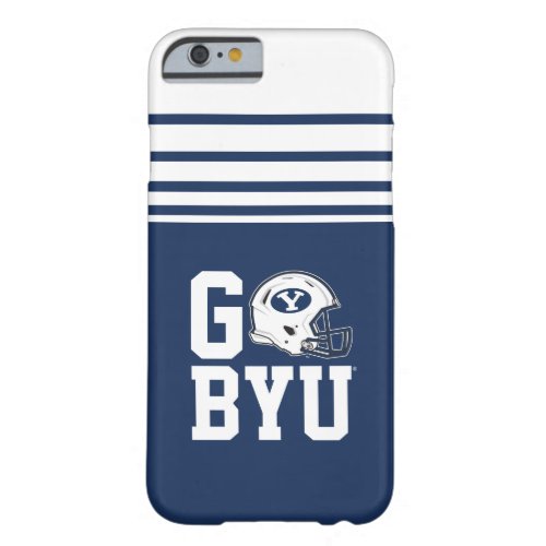 Go BYU  Stripes Barely There iPhone 6 Case