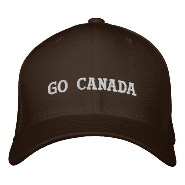Go Canada Embroidered Baseball Cap (Front)