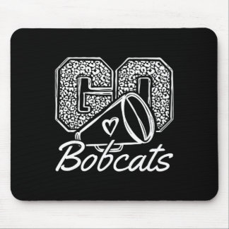 Go Cheer Bobcats High School Spirit Fan Team Ck To Mouse Pad