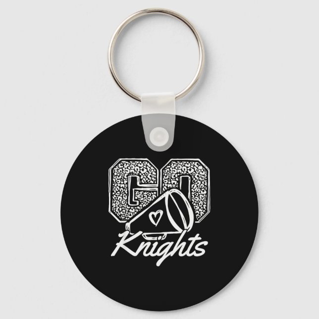Go Cheer Knights Srts Name Men Women Boy Girl  Keychain (Front)