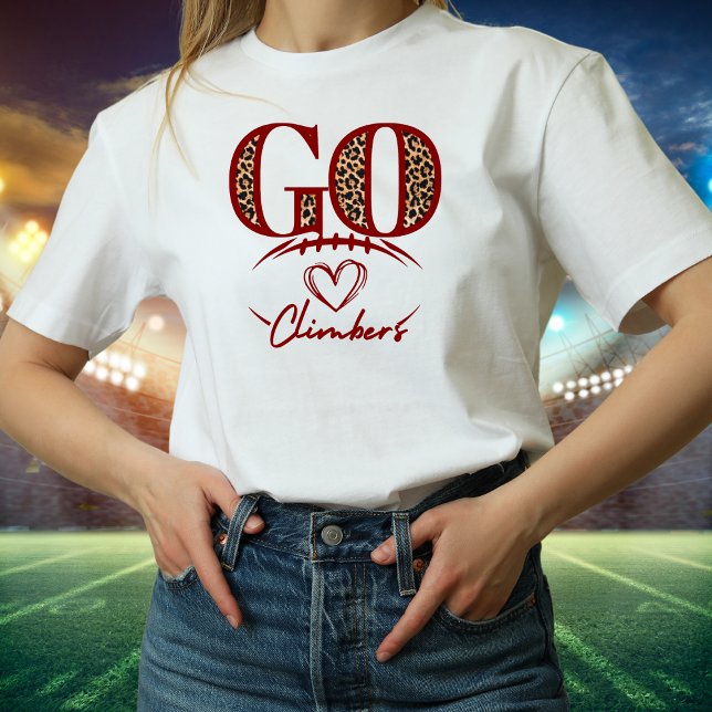 Go Climbers Football Tshirt (Creator Uploaded)