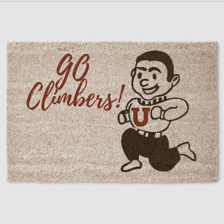 Go Climbers Hillclimbers Spirit Doormat Fiber Doormat