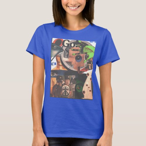 GO collage t shirt