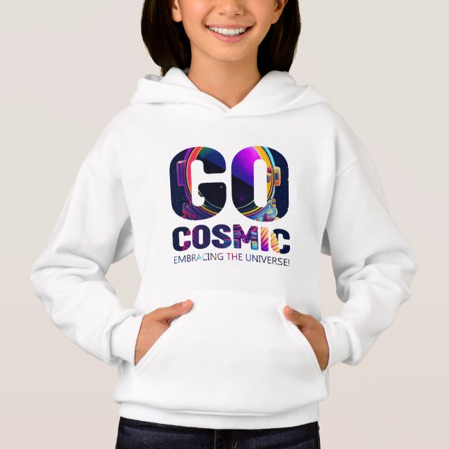 Go Cosmic Kids Hoodie (Front)