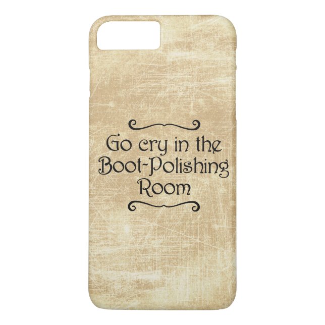 Go Cry In The Boot-Polishing Room Case-Mate iPhone Case (Back)